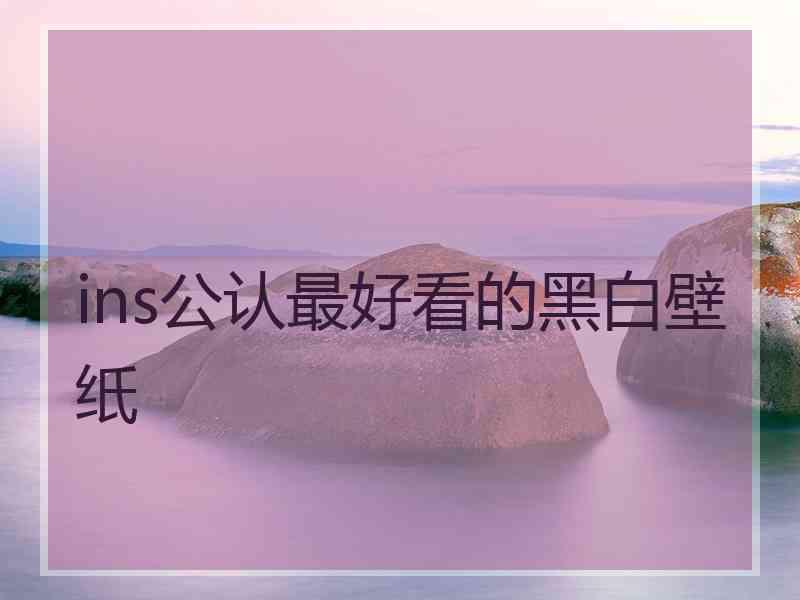 ins公认最好看的黑白壁纸