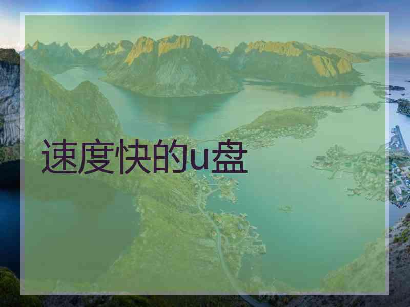 速度快的u盘