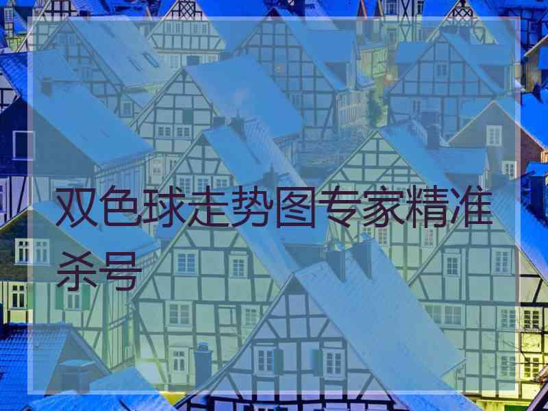 双色球走势图专家精准杀号