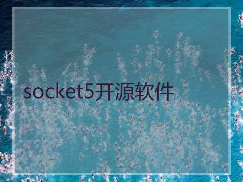 socket5开源软件