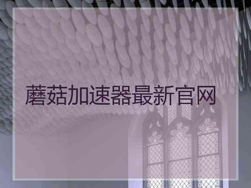 蘑菇加速器最新官网